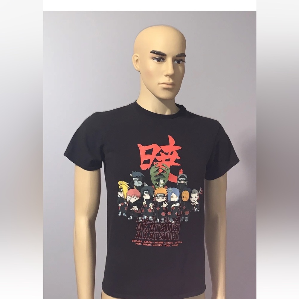 Naruto Shippuden Men's Akatsuki Criminal Organization Chibi T-Shirt